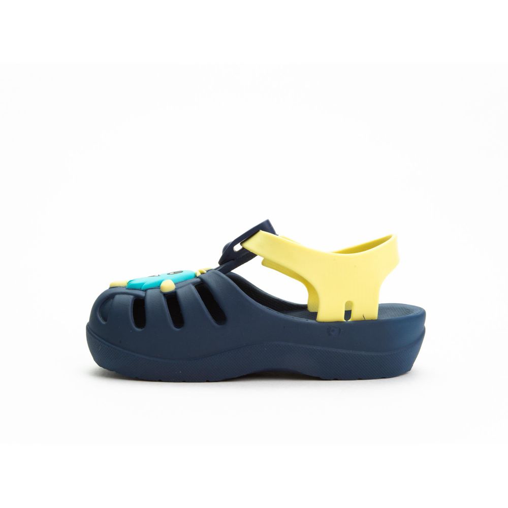 Sandales Ipanema Summer VI Blue/Yellow Bébé | WAHG-78766534