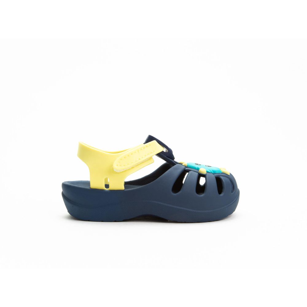 Sandales Ipanema Summer VI Blue/Yellow Bébé | WAHG-78766534