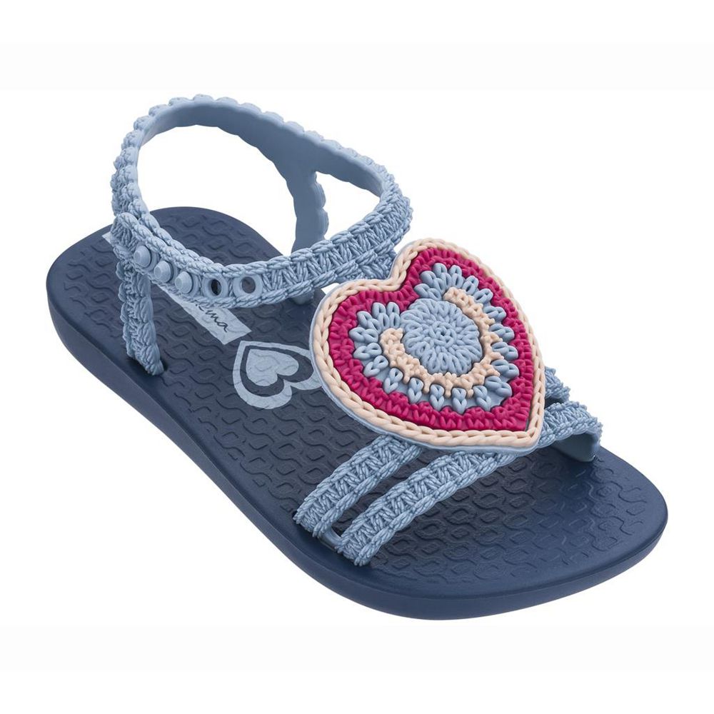 Sandales Ipanema Love Blue/Blue Bébé | VYCQ-31740898