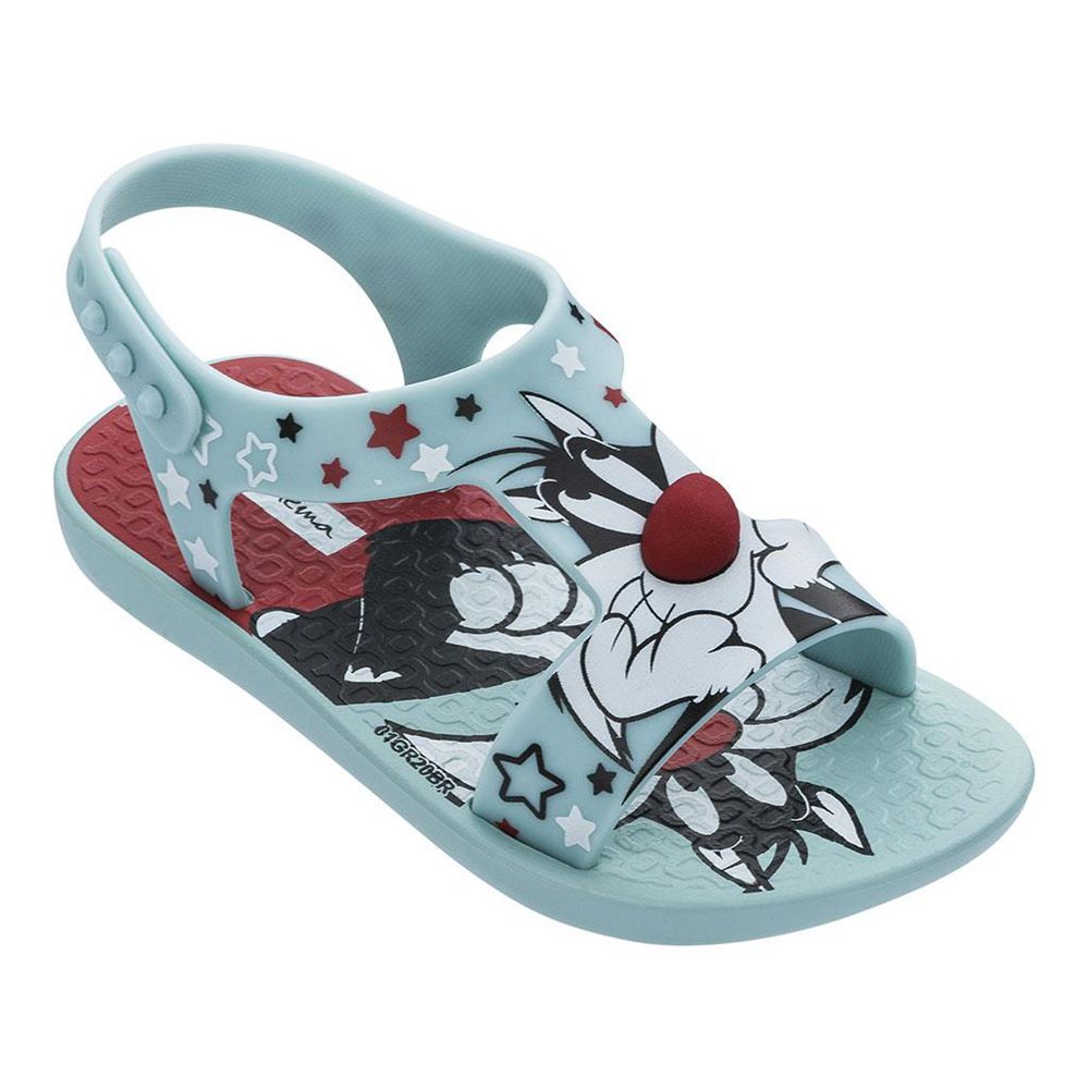 Sandales Ipanema Looney Tunes Green/Red Bébé | LAKN-98260800