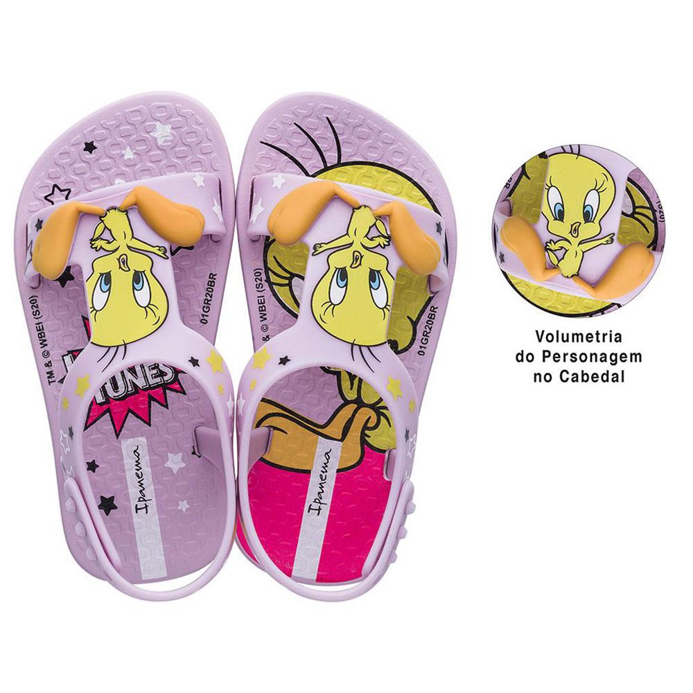 Sandales Ipanema Looney Tunes Pink/Pink/Beige Bébé | ENAC-24291913