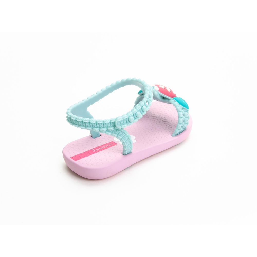 Sandales Ipanema Buggy Pink/Green Bébé | QBNQ-09937066