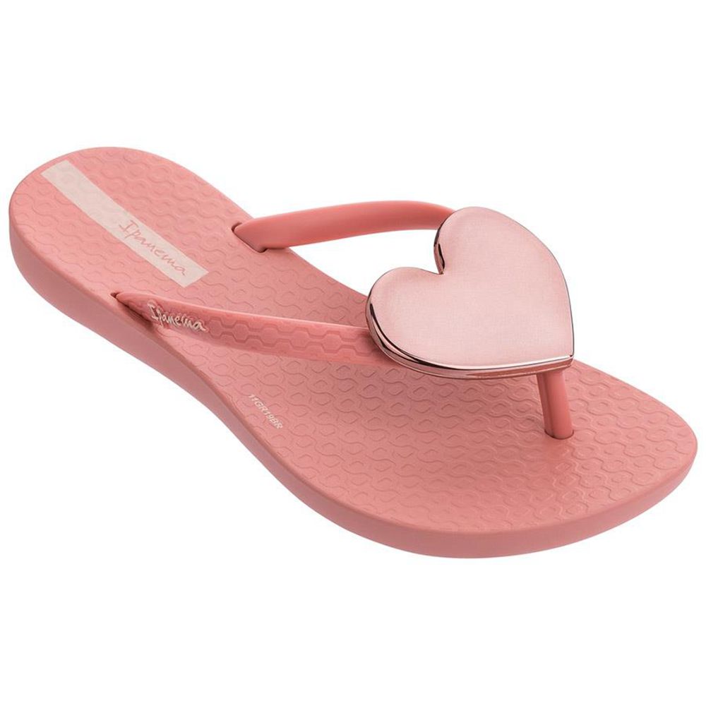 Tongs Ipanema Wave Heart Pink/Rose Enfant | LFJK-42744179