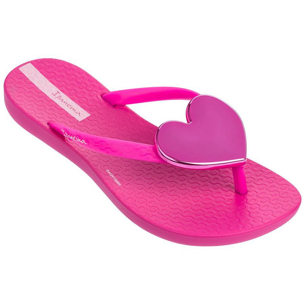 Tongs Ipanema Wave Heart Pink/Pink Enfant | FQBH-33206545