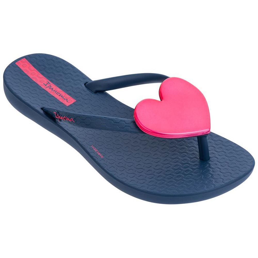 Tongs Ipanema Wave Heart Blue/Pink Enfant | IZNY-44908112