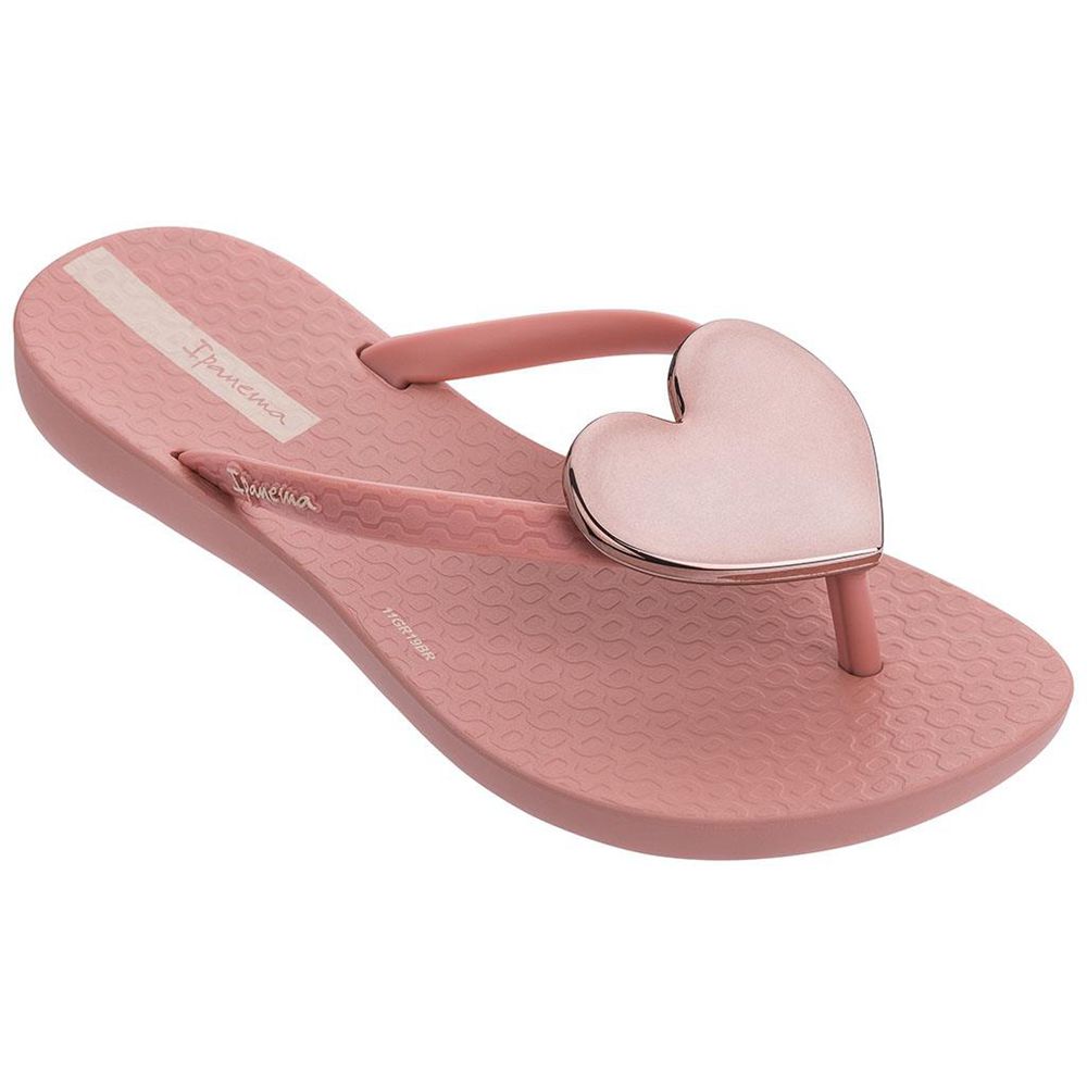 Tongs Ipanema Maxi Fashion Light Pink Enfant | AKPL-78427067