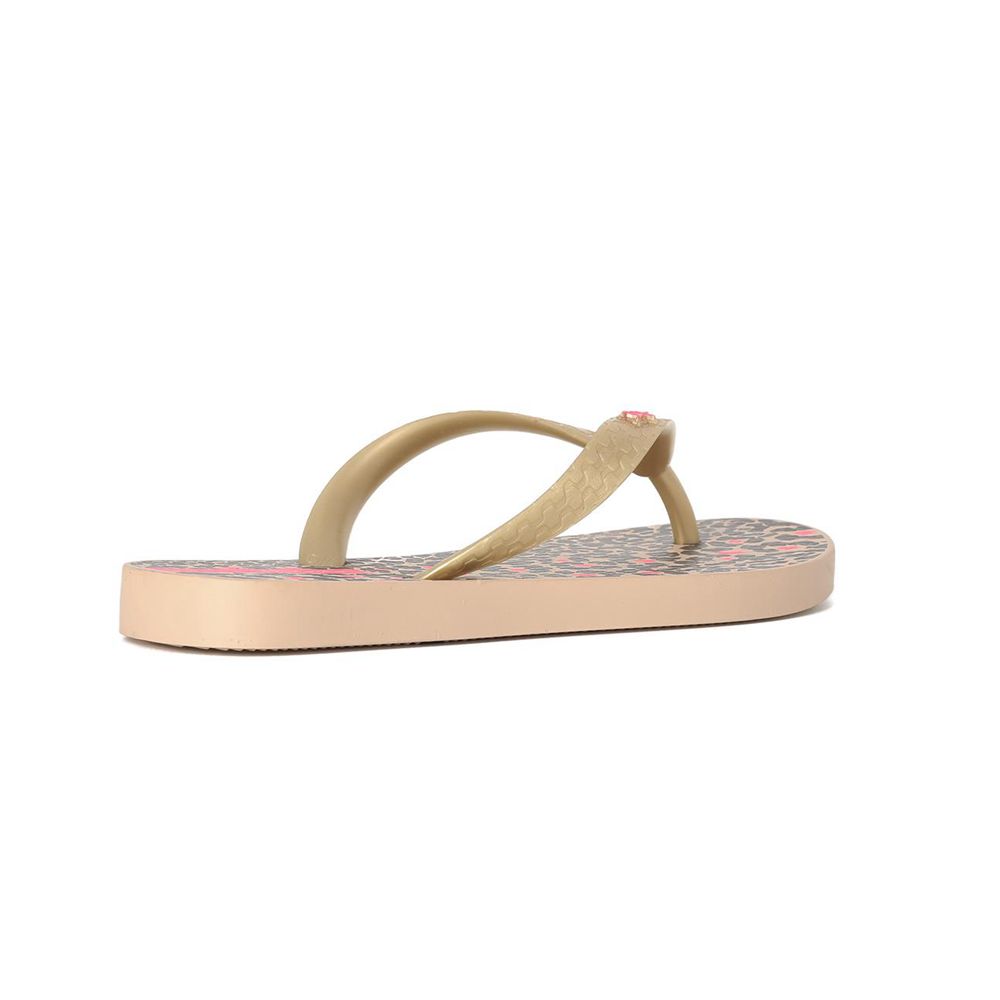 Tongs Ipanema Tropics Beige/Gold/Brown Enfant | VDZE-04363005