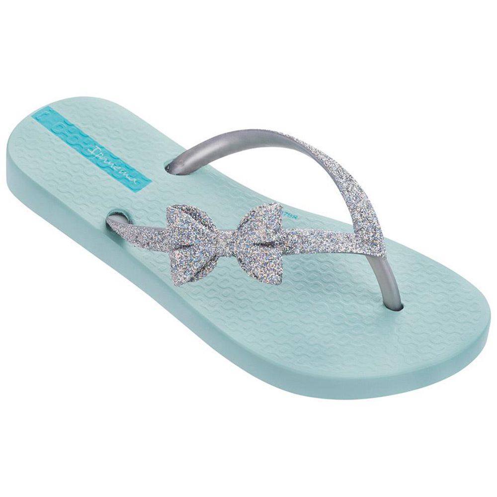 Tongs Ipanema Glitter IV Blue/Silver Enfant | ZYYU-54425617