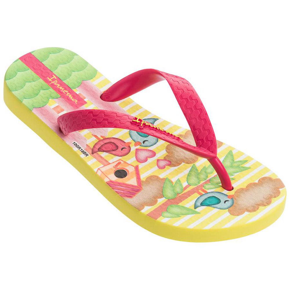 Tongs Ipanema Fun V Yellow/Pink Enfant | HCSU-28365154