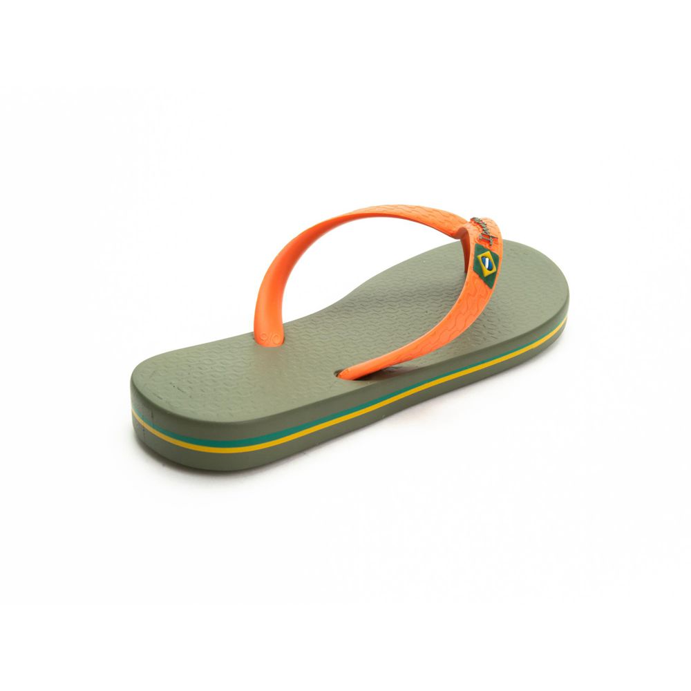 Tongs Ipanema Brazil Green/Orange Enfant | AIMK-55330825