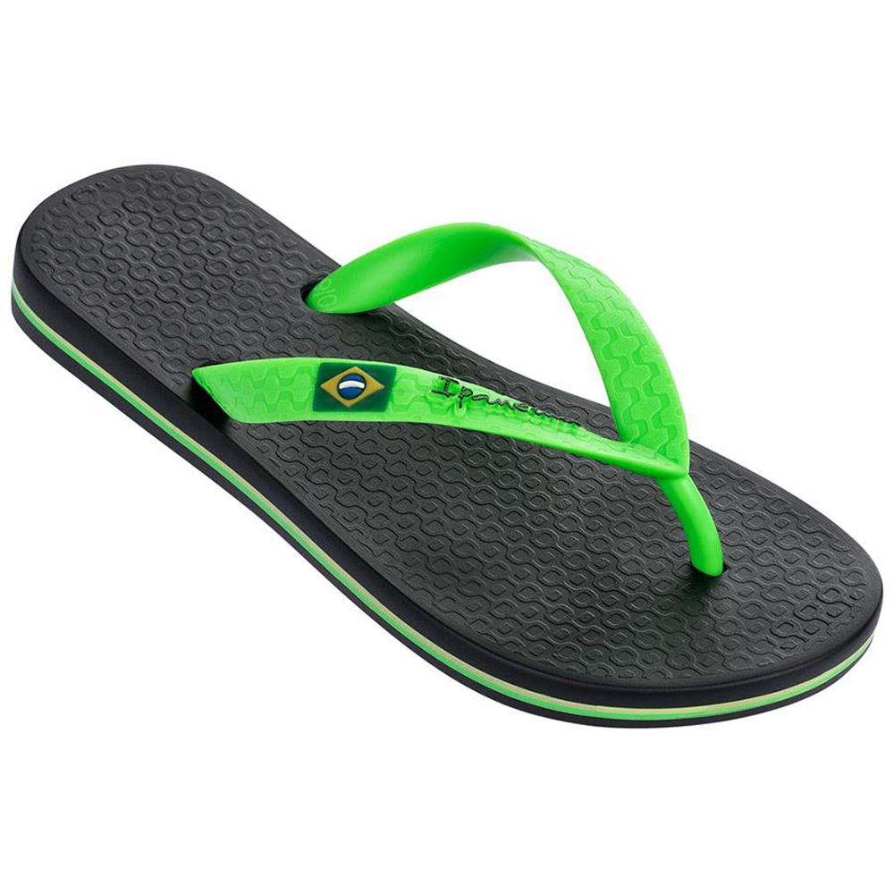 Tongs Ipanema Brazil Black/Green Enfant | QWVO-33236929