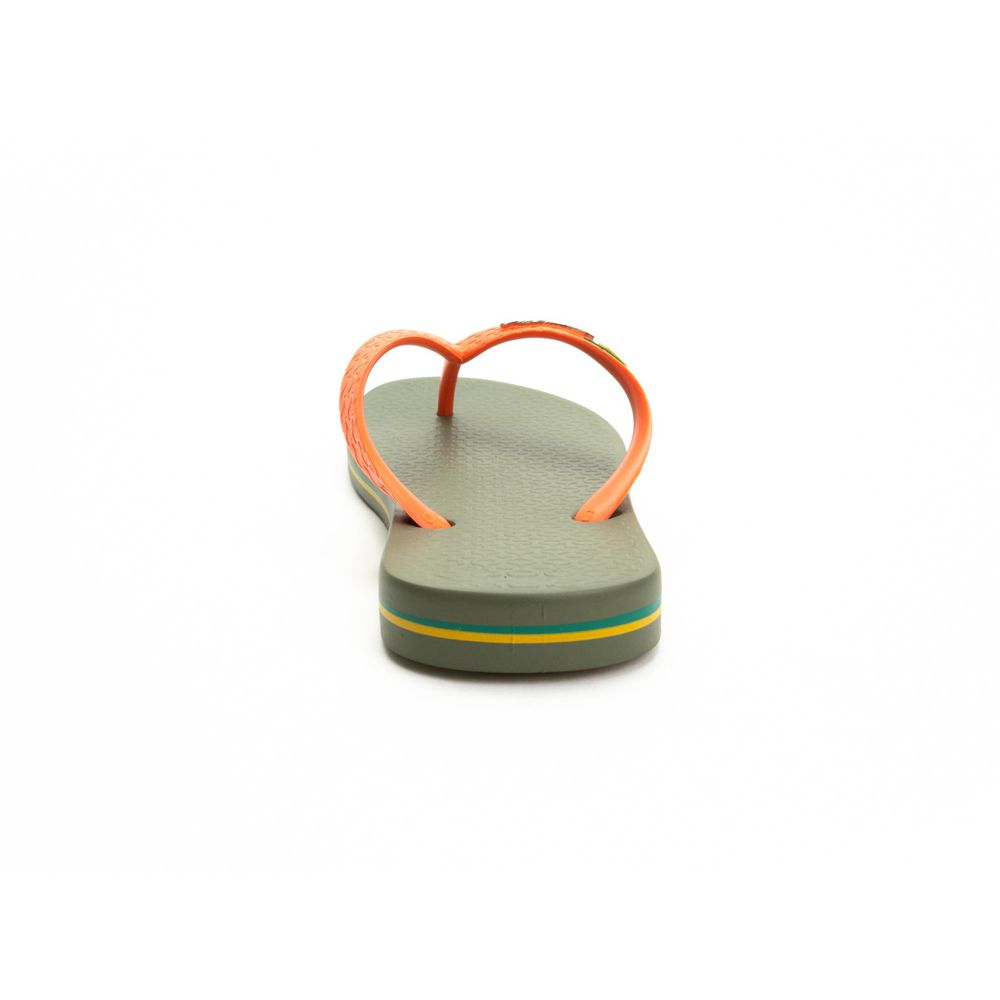 Tongs Ipanema Brazil Green/Orange Enfant | AIMK-55330825