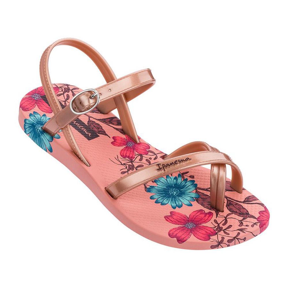 Sandales Ipanema Suzi Print II Pink/Pink Enfant | AMAF-99598241