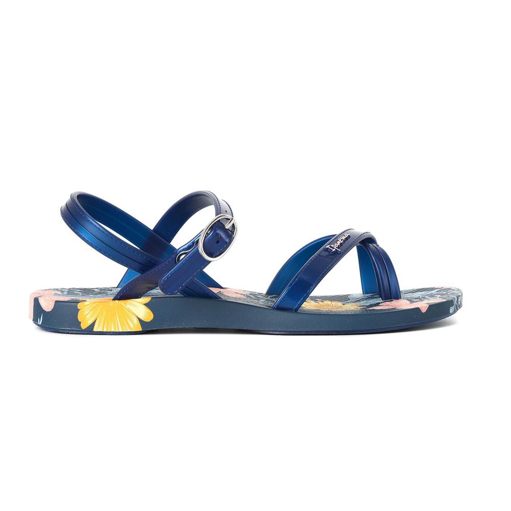 Sandales Ipanema Suzi Print II Blue/Blue Enfant | KBIC-92644327