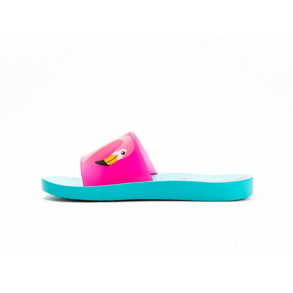 Sandales Ipanema Slippy Green/Pink Enfant | EDQG-71930124