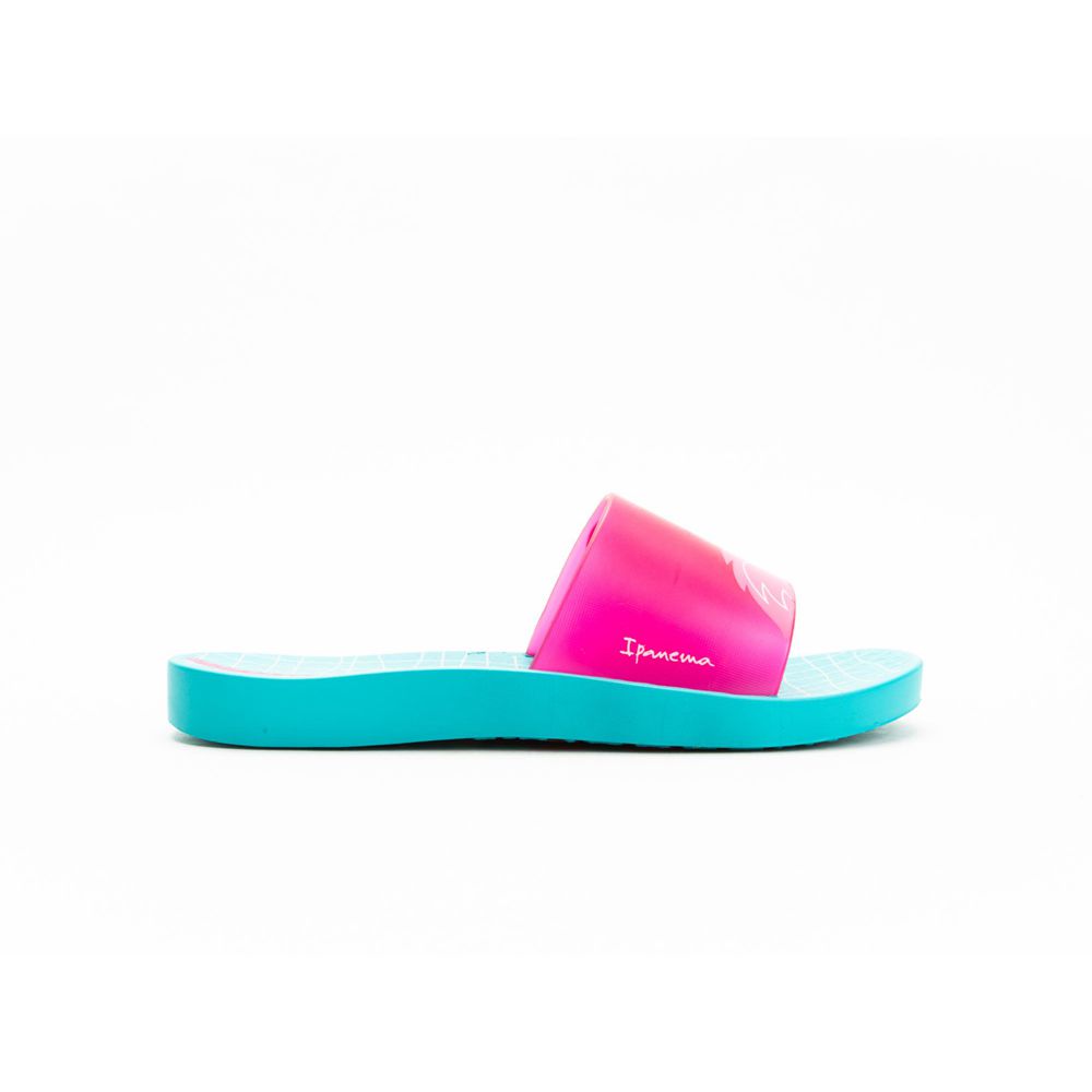 Sandales Ipanema Slippy Green/Pink Enfant | EDQG-71930124