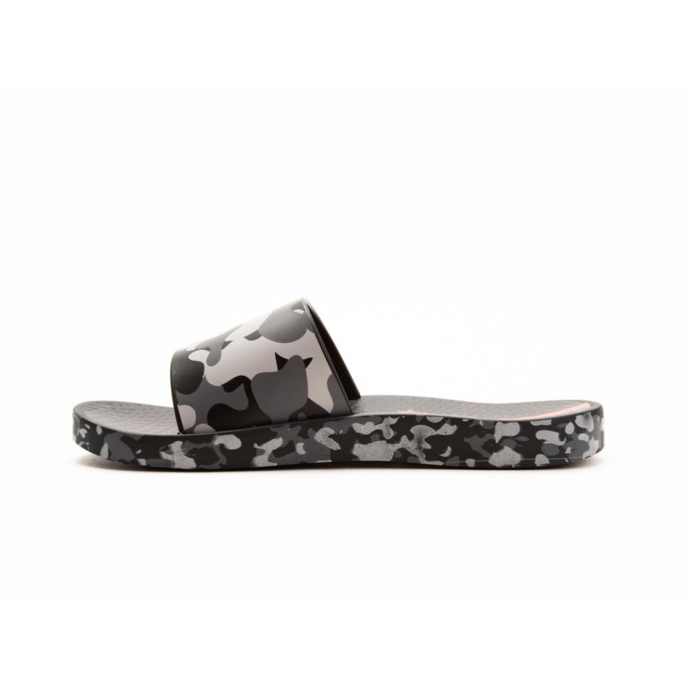 Sandales Ipanema Slippy Black/Gray Enfant | LMHF-29936465