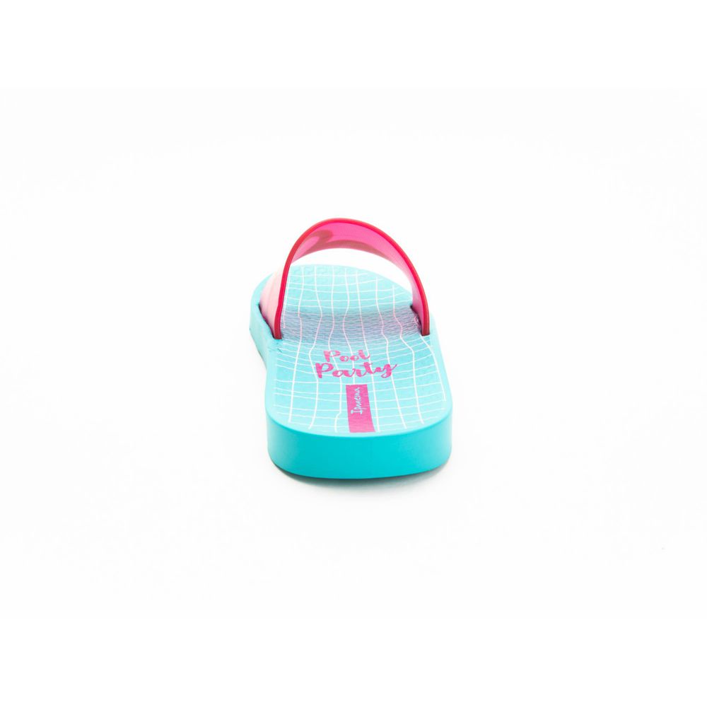 Sandales Ipanema Slippy Green/Pink Enfant | EDQG-71930124