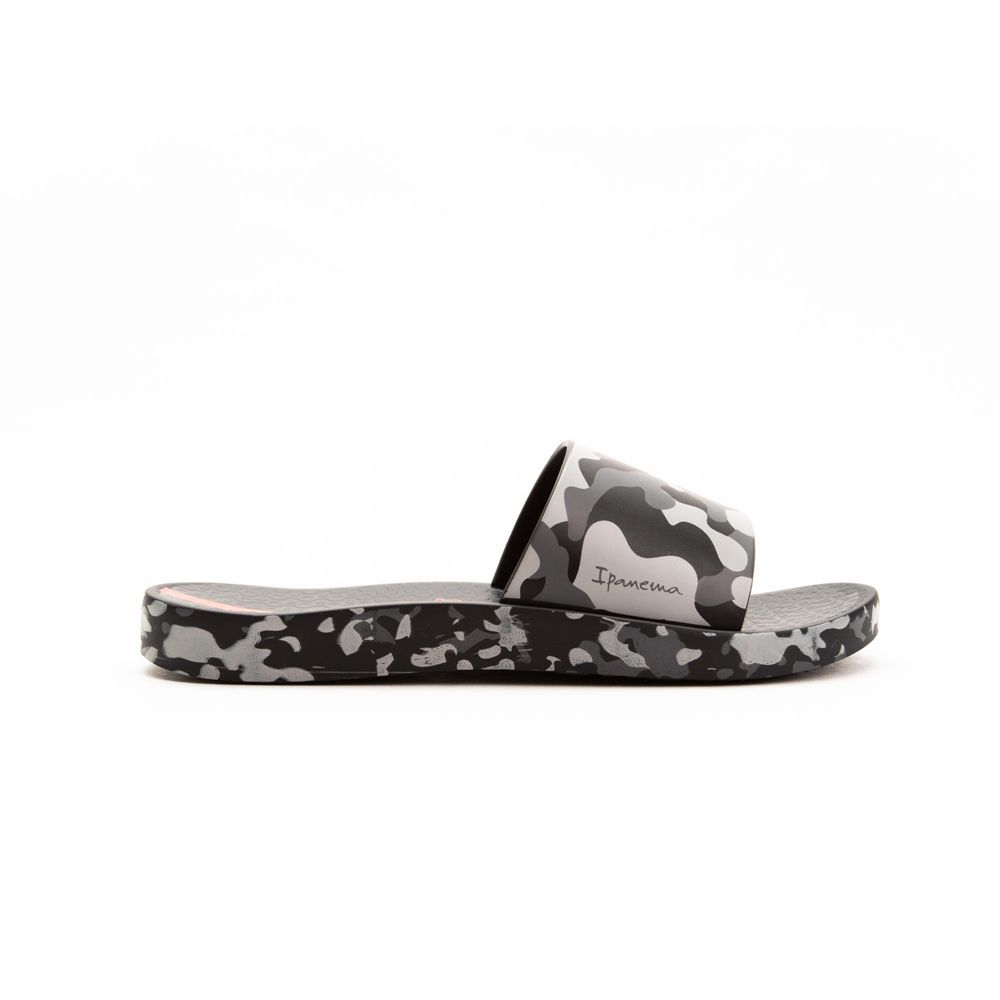 Sandales Ipanema Slippy Black/Gray Enfant | LMHF-29936465