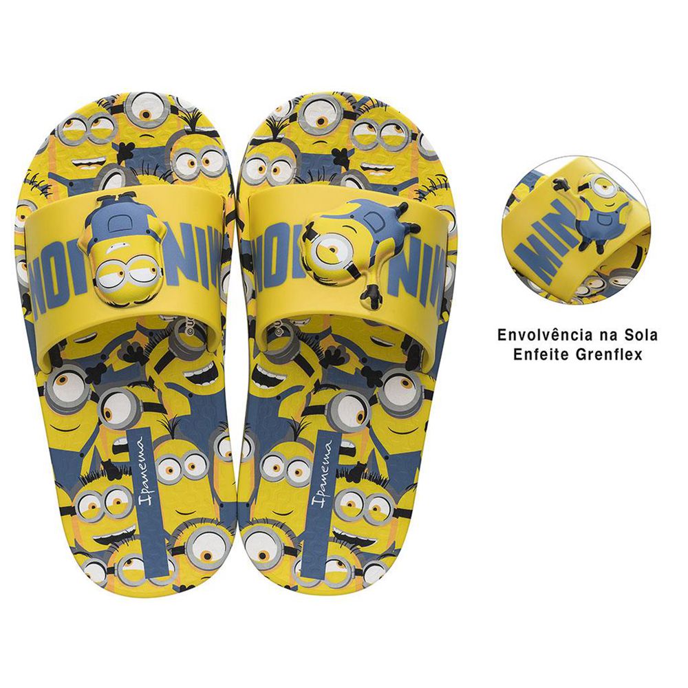 Claquettes Ipanema Minions Yellow/Blue Enfant | DLJZ-38721418