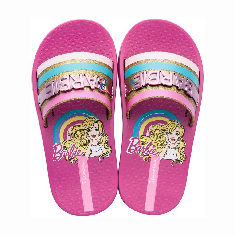 Claquettes Ipanema Barbie Pink/Gold Enfant | VSHE-49482155