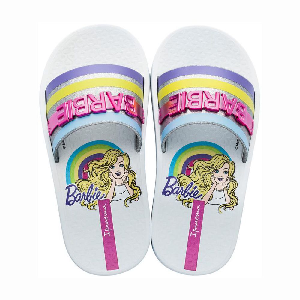 Claquettes Ipanema Barbie White/Silver Enfant | PBEY-41194305