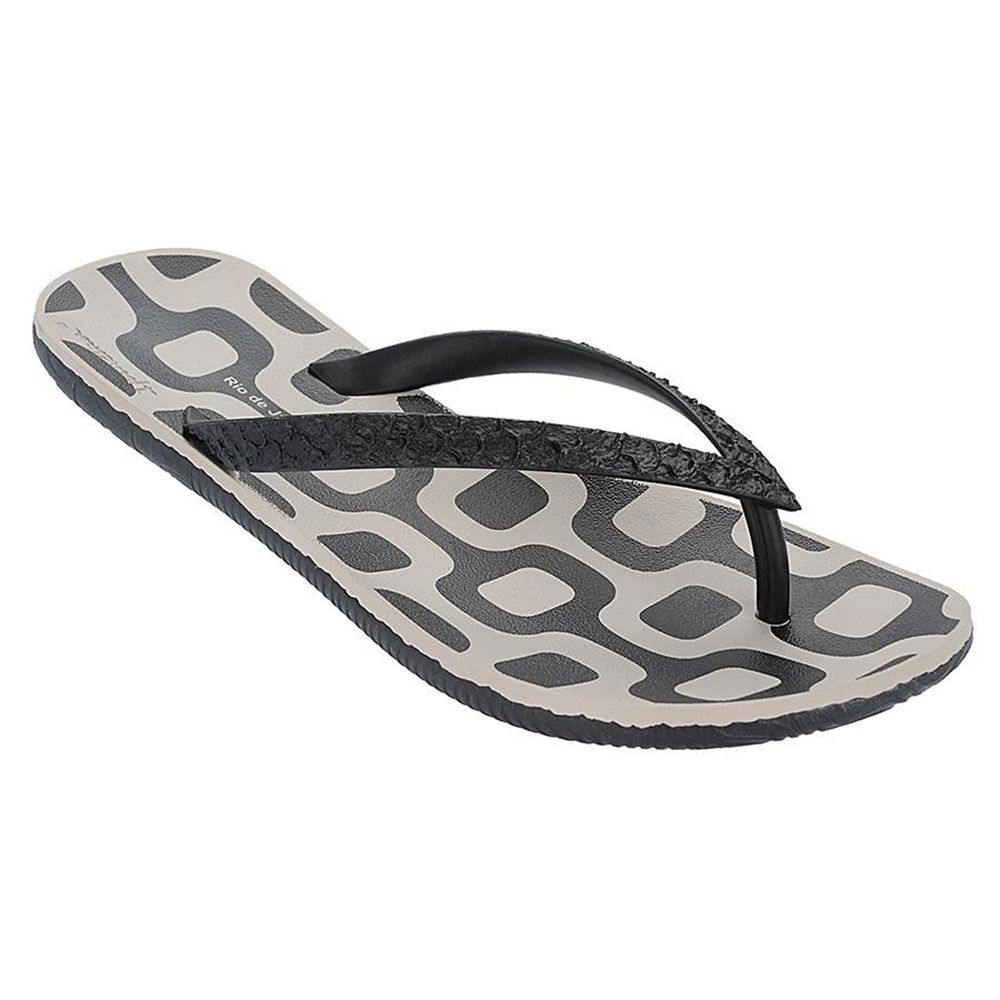 Tongs Ipanema RJ Black/Grey Homme | IDXK-30623603