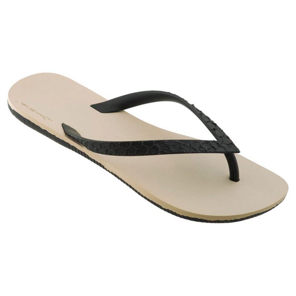 Tongs Ipanema RJ Beige/Black Homme | FKQG-82620199