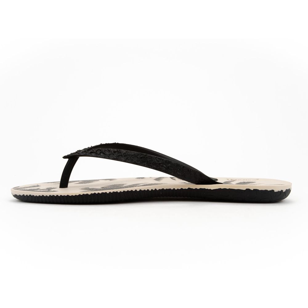 Tongs Ipanema RJ Black/Beige Homme | QZDZ-36026555