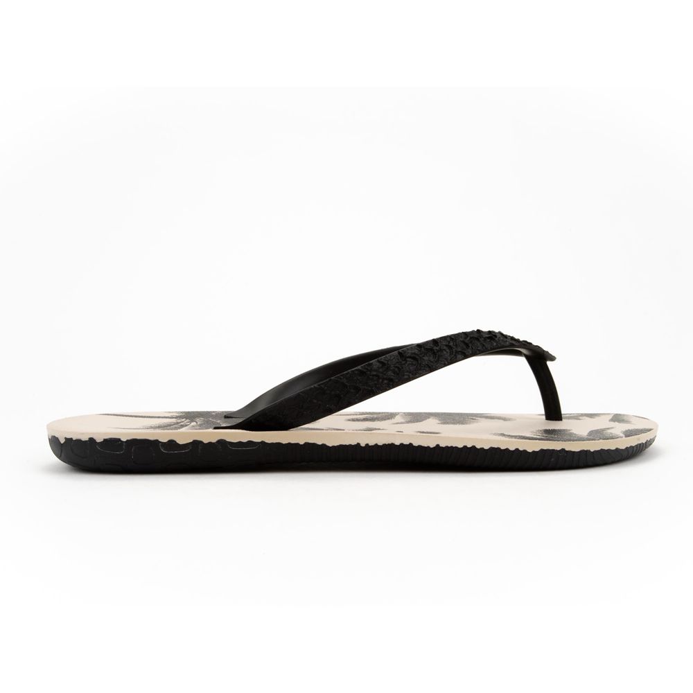 Tongs Ipanema RJ Black/Beige Homme | QZDZ-36026555