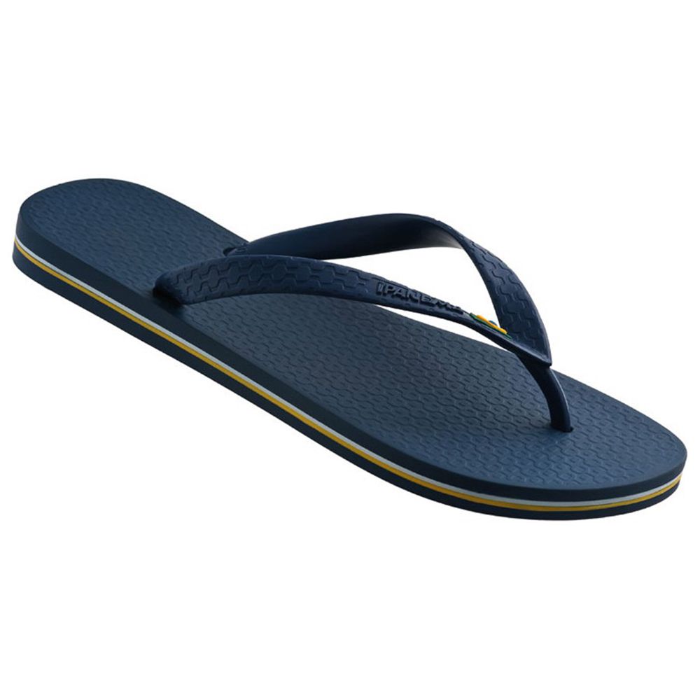 Tongs Ipanema Classic Brazil II Navy Homme | DPIZ-65090231