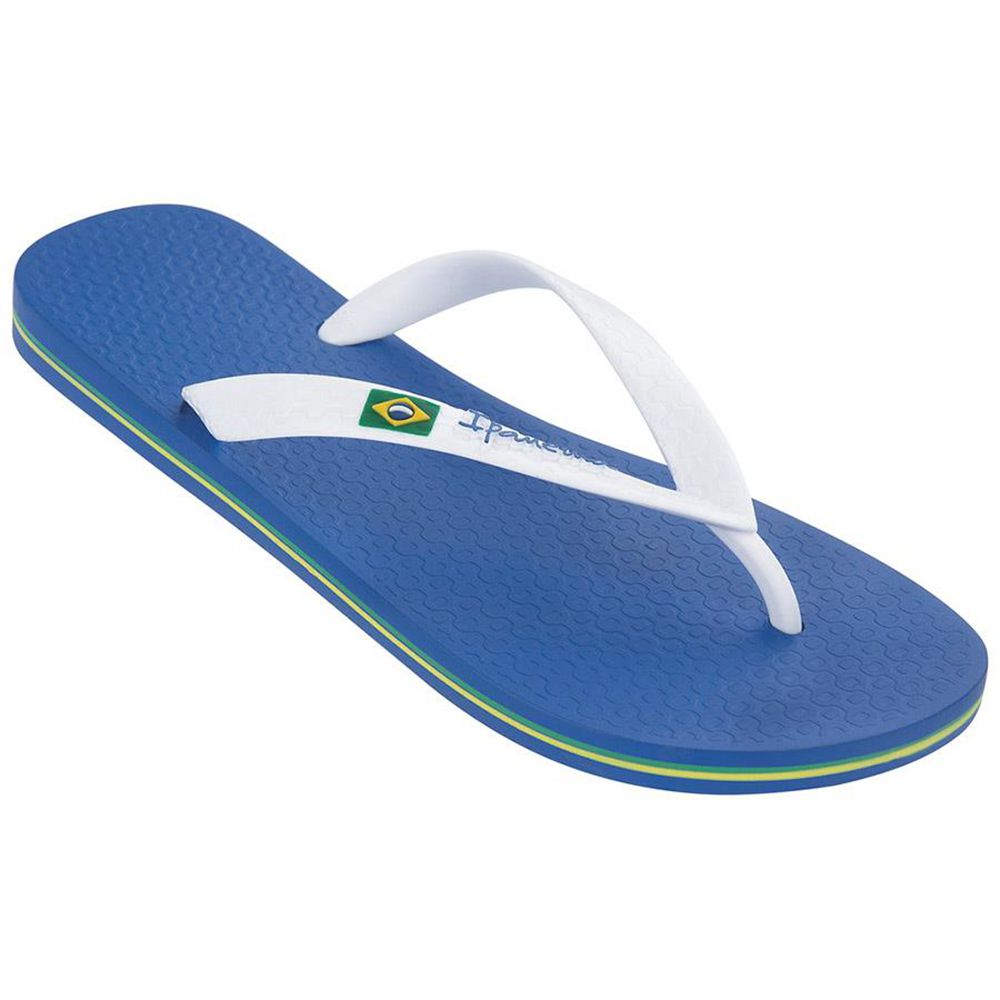 Tongs Ipanema Classic Brazil II Blue/White Homme | VQGB-48114625