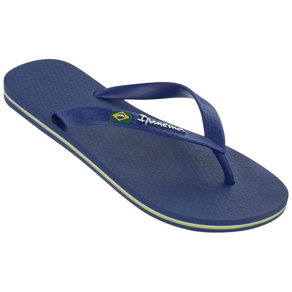 Tongs Ipanema Classic Brazil II Blue/Blue Homme | SCAJ-57984776