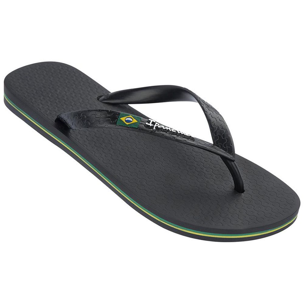 Tongs Ipanema Classic Brazil II Black/Black Homme | SEWB-79237391