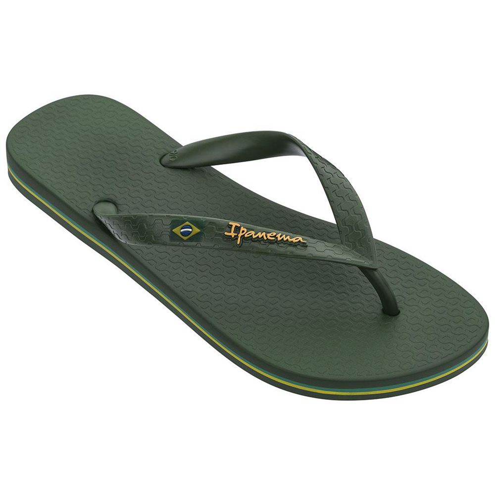 Tongs Ipanema Brasil Classic II Ad Green Homme | YHWS-35734535