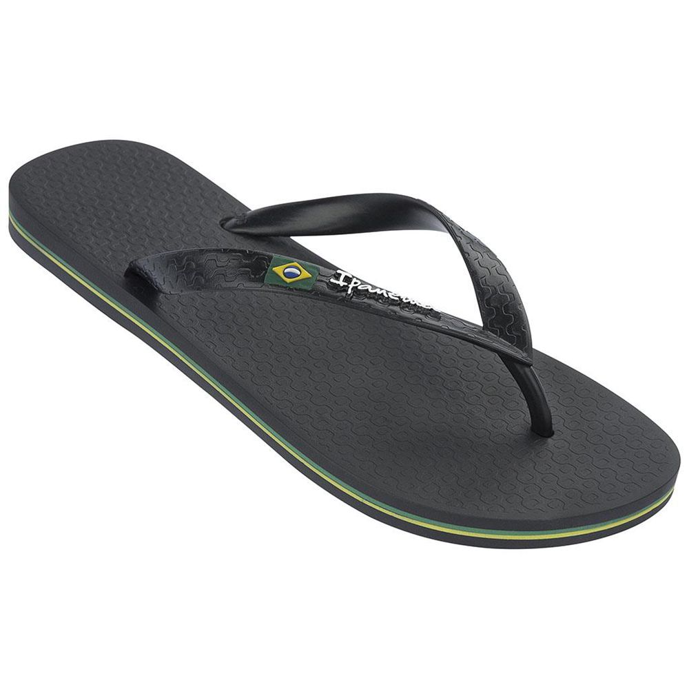 Tongs Ipanema Brasil Classic II Ad Black Homme | PWTD-72663346