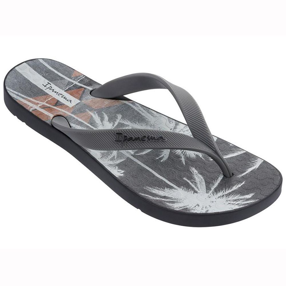 Tongs Ipanema Arpoador Palm Black/Gray Homme | KAHF-18730600