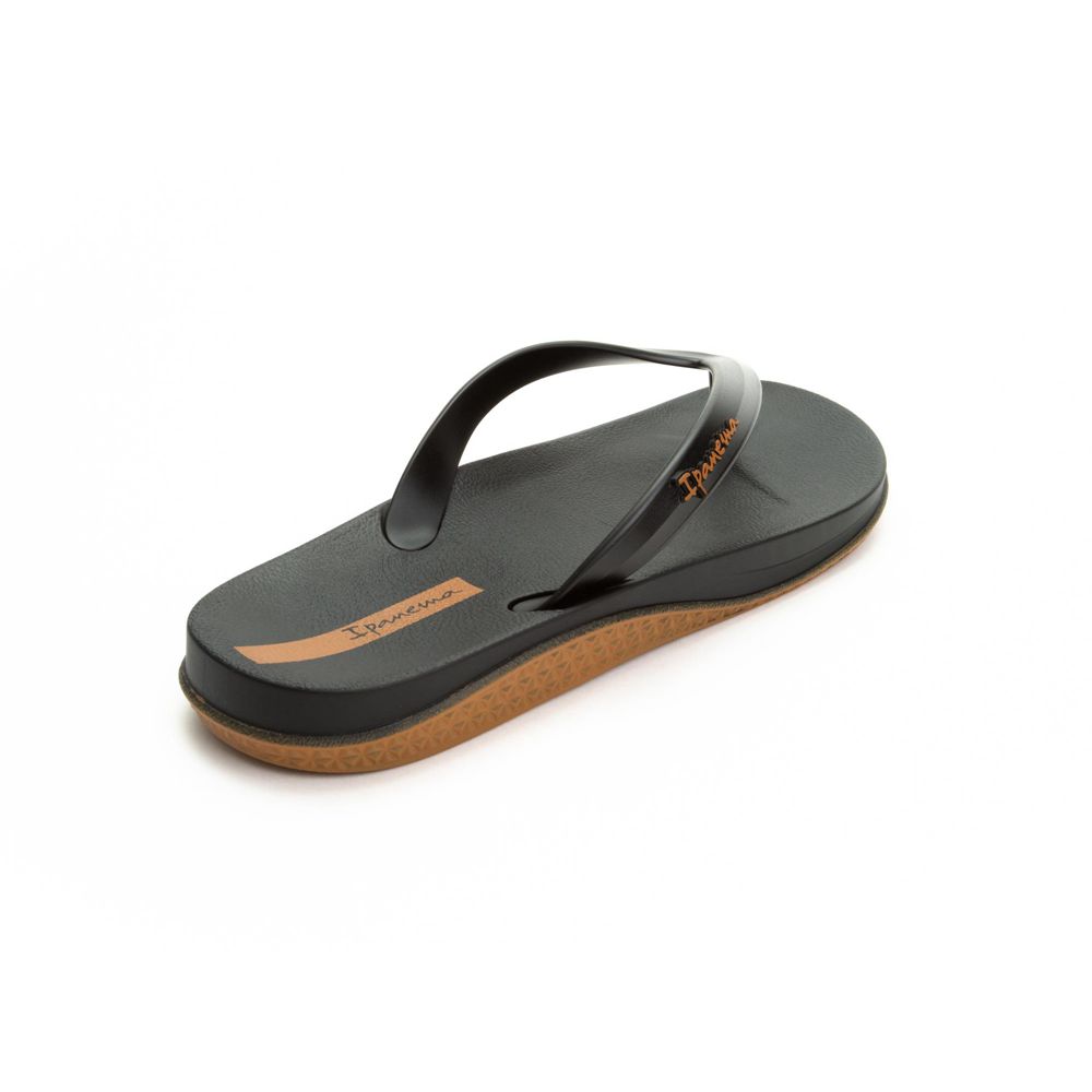 Tongs Ipanema Ana Lapa Brown/Black Homme | BTKK-15144346