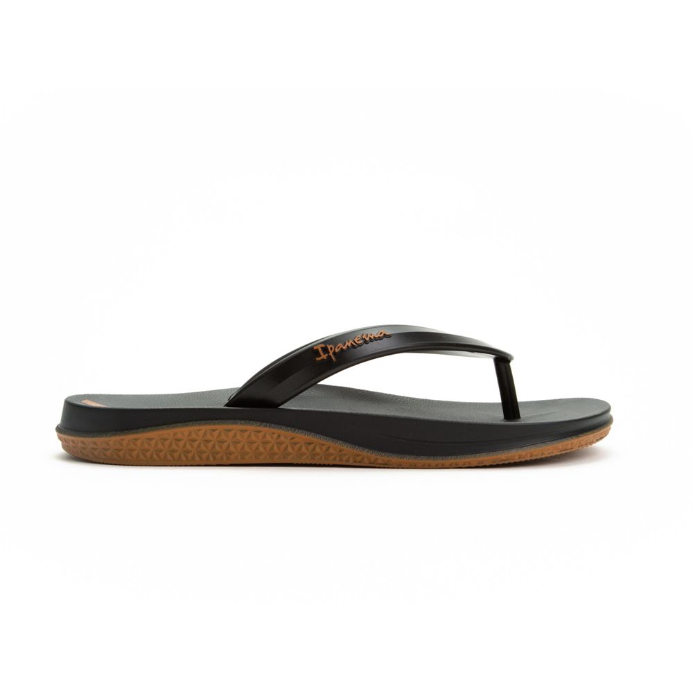 Tongs Ipanema Ana Lapa Brown/Black Homme | BTKK-15144346