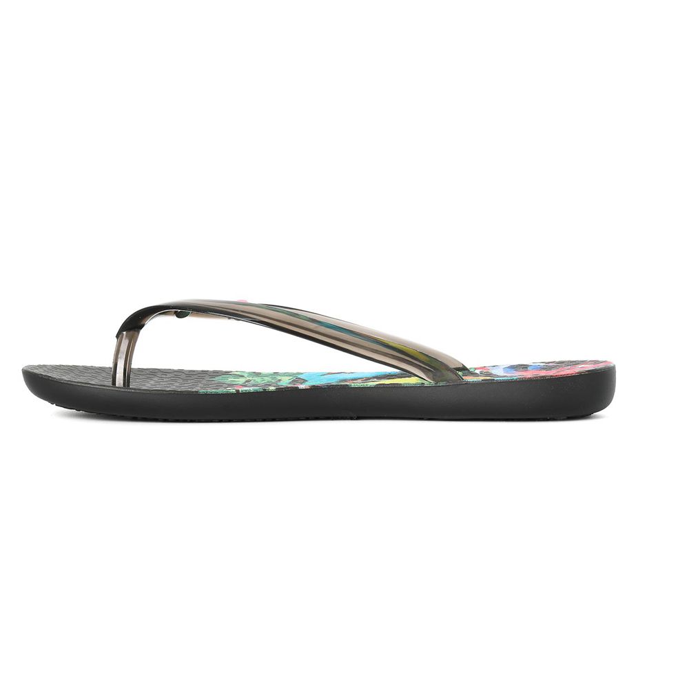 Tongs Ipanema Wave Natural Black/Black Femme | MZSC-05703263