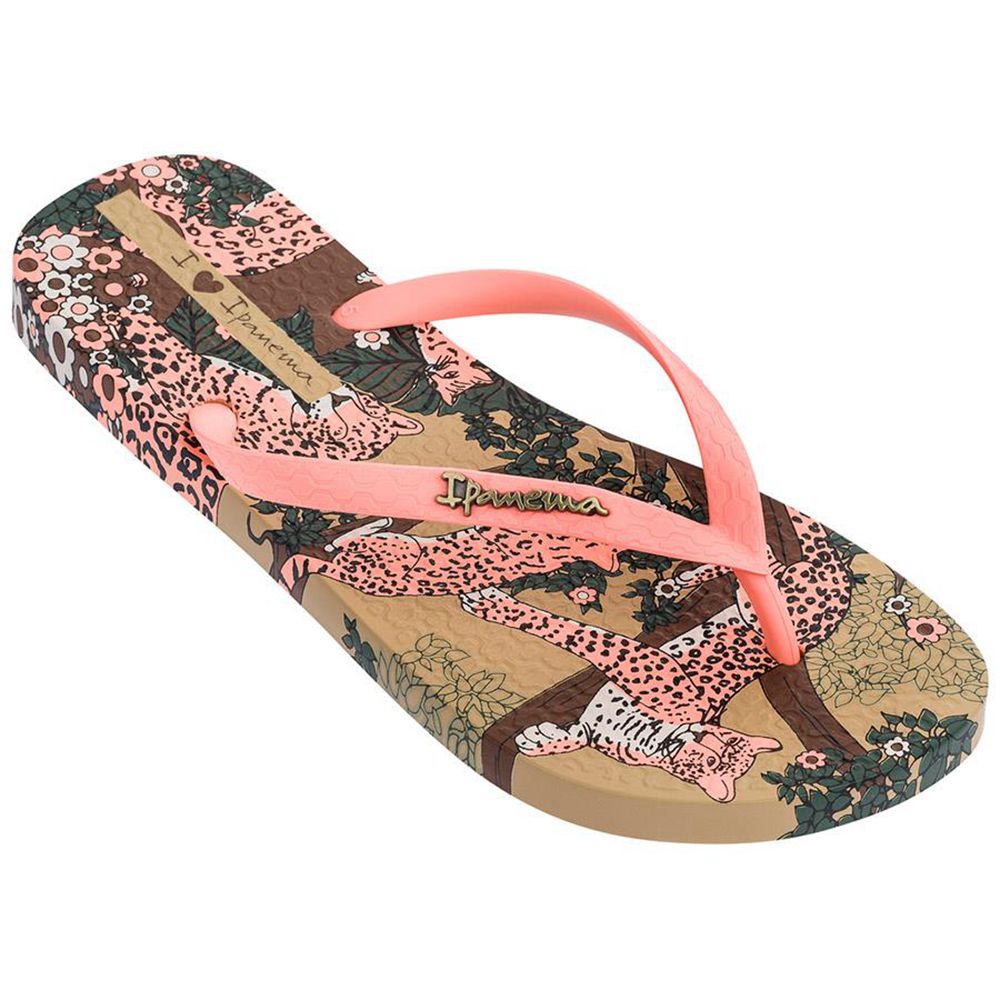 Tongs Ipanema Pop Beige/Pink Femme | YKNA-20116466