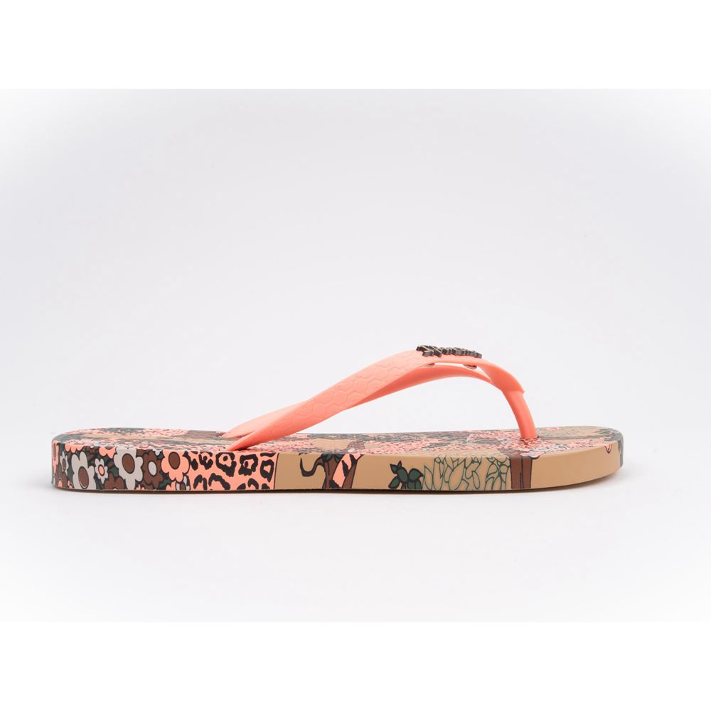 Tongs Ipanema Pop Beige/Pink Femme | YKNA-20116466