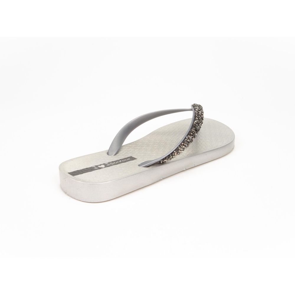 Tongs Ipanema Pebble Silver/Silver Femme | LWIE-46510599