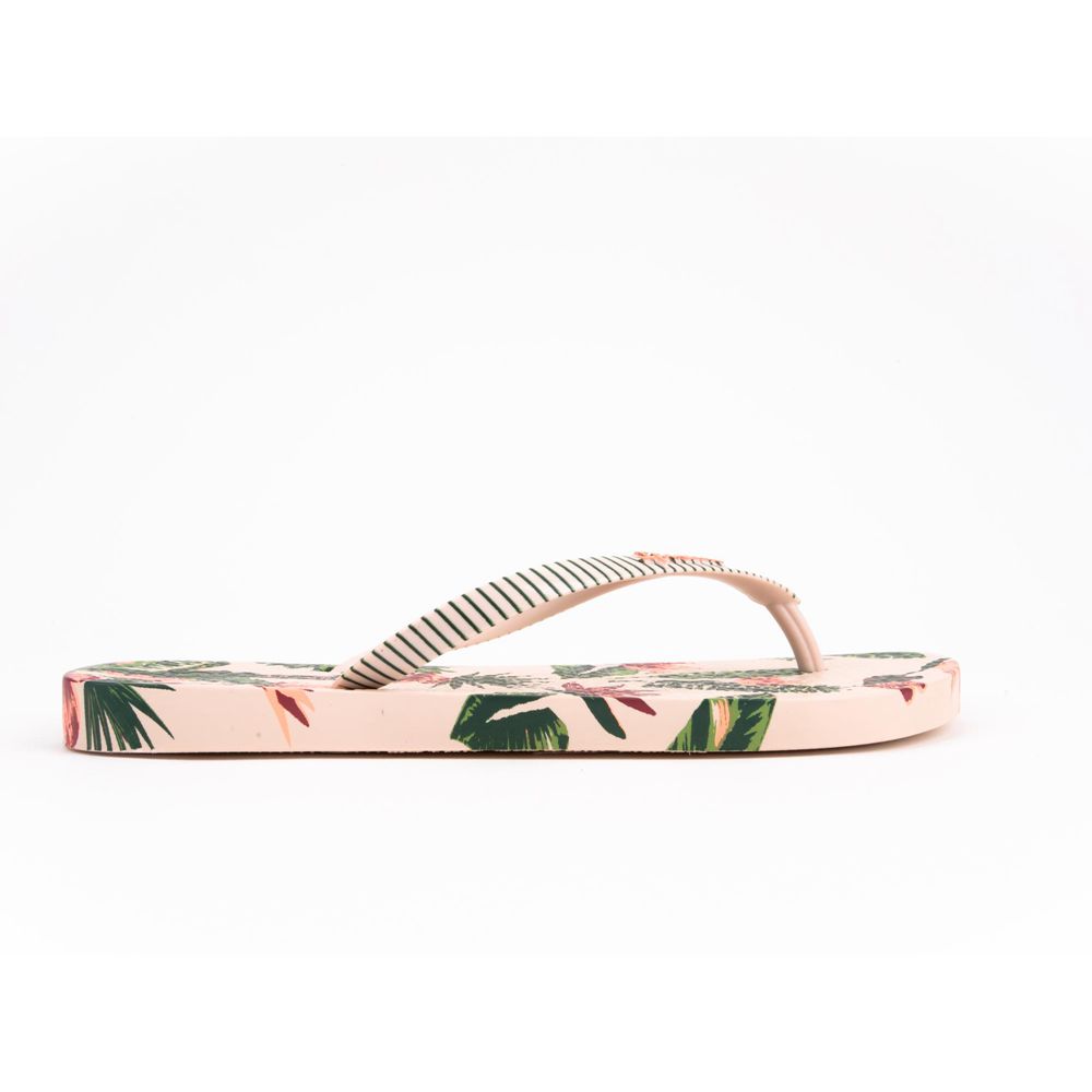 Tongs Ipanema Paradise Beige/Green Femme | ODOV-26645985