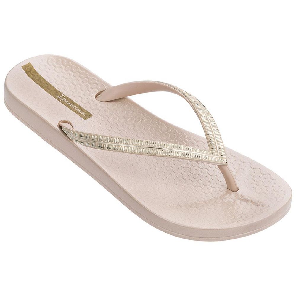 Tongs Ipanema Mesh IV Beige Femme | ELOT-91705048