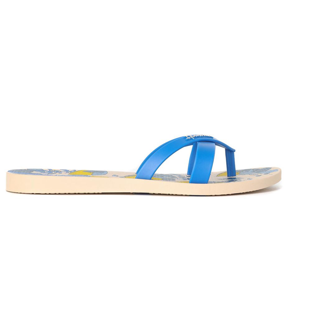 Tongs Ipanema Kirei Silk V Beige/Blue Femme | VCCZ-11603195