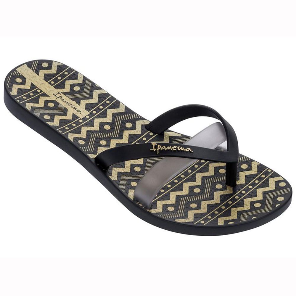 Tongs Ipanema Kirei Silk III Black/Black Femme | FVRE-25865114