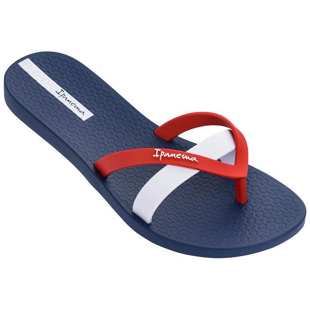 Tongs Ipanema Kirei Blue/Red/White Femme | YQEO-95574659