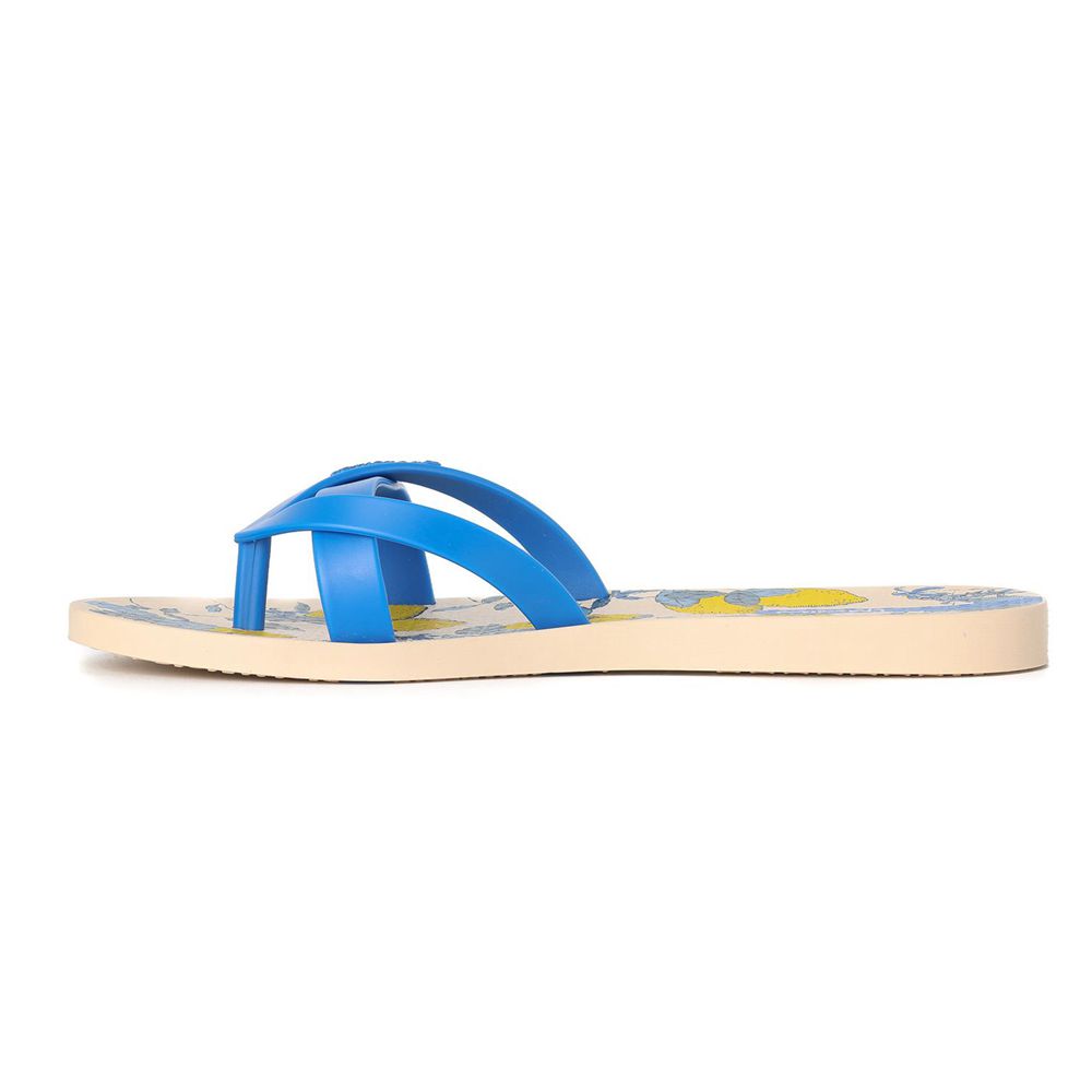 Tongs Ipanema Kirei Silk V Beige/Blue Femme | VCCZ-11603195