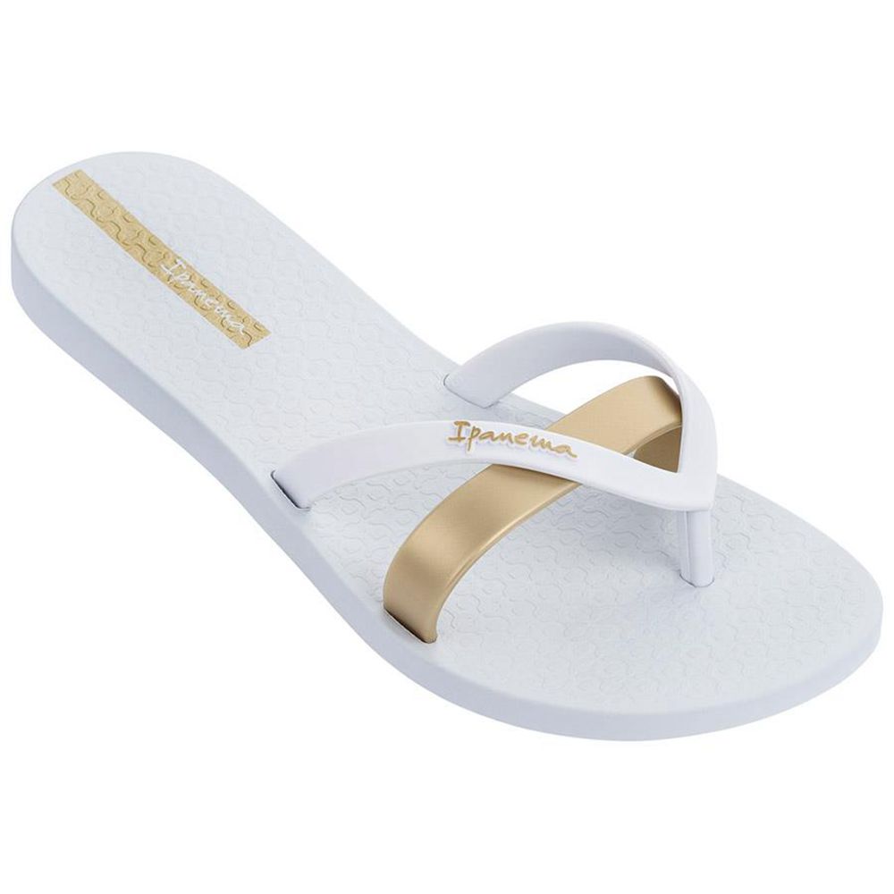 Tongs Ipanema Kirei White/Gold Femme | TCCP-58190149